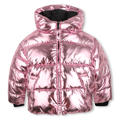Giacca a vento con cappuccio KARL LAGERFELD KIDS BAMBINA