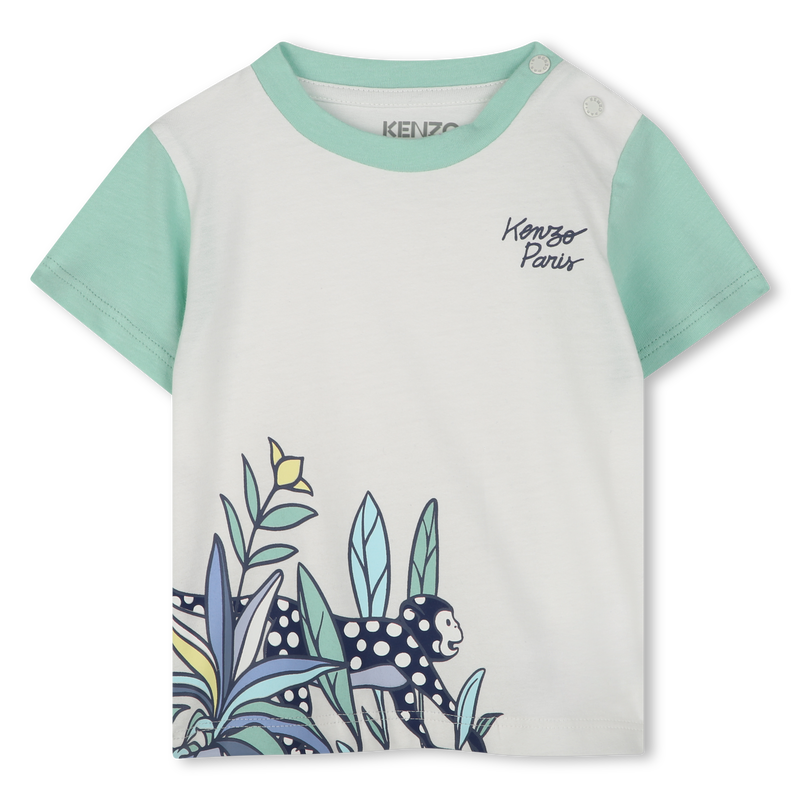 T-shirt e pantaloni in cotone KENZO KIDS 
                        RAGAZZO