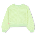 Cardigan in maglia traforata BILLIEBLUSH 
                    BAMBINA