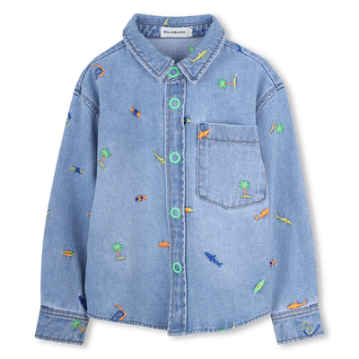 DENIM OVERSHIRT BILLIEBLUSH RAGAZZO