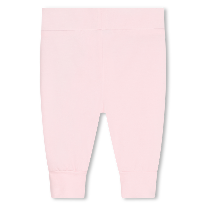 Leggings tinta unita con logo BOSS 
                        BAMBINA