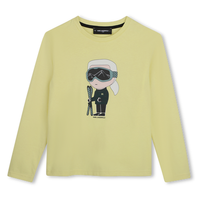 Maglietta a maniche lunghe KARL LAGERFELD KIDS RAGAZZO