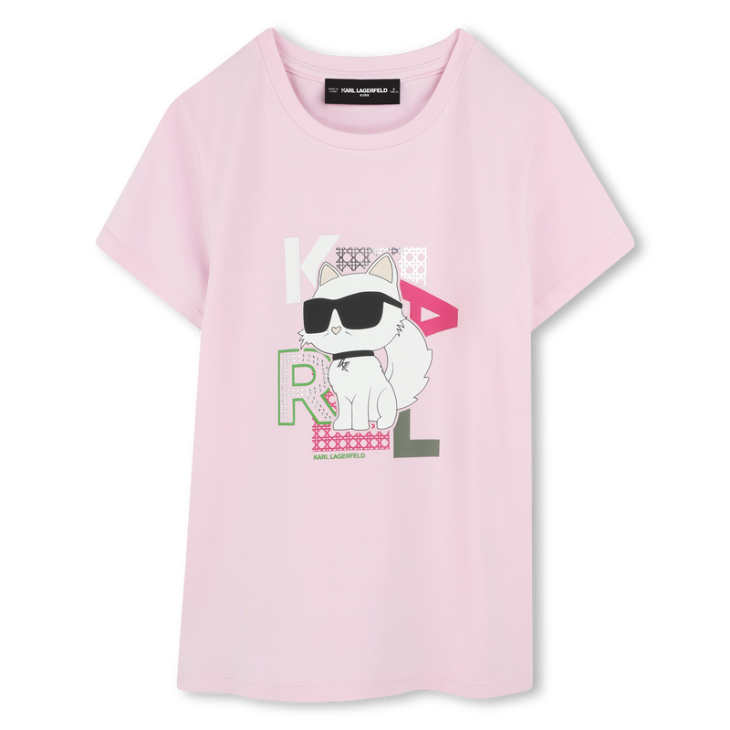 TEE SHIRT KARL LAGERFELD KIDS 
                        BAMBINA