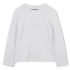T-shirt a maniche lunghe KARL LAGERFELD KIDS 
                    BAMBINA