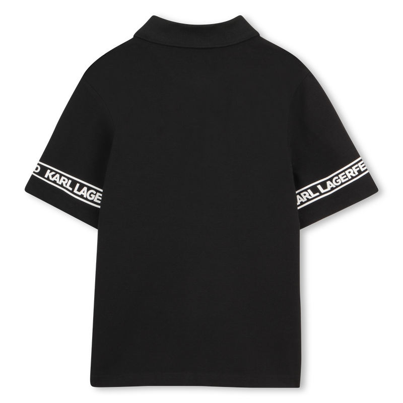 POLO A MANICHE CORTE KARL LAGERFELD KIDS 
                        RAGAZZO