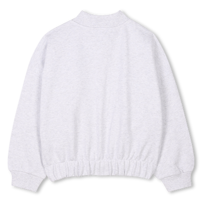 Cardigan in felpa di cotone DKNY BAMBINA