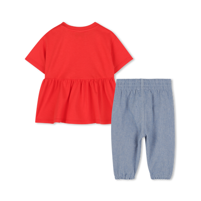 Set pantaloni e blusa KENZO KIDS BAMBINA