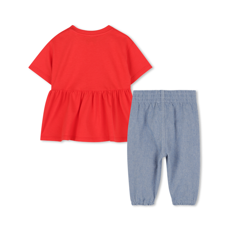 Set pantaloni e blusa KENZO KIDS 
                        BAMBINA