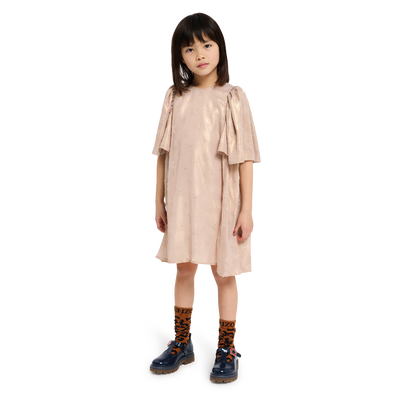 Jacquard Lamé Dress KENZO KIDS BAMBINA