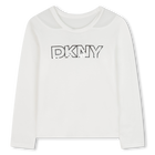 T-shirt a maniche lunghe DKNY 
                    BAMBINA
