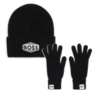 Set cappello e guanti BOSS 
                    RAGAZZO