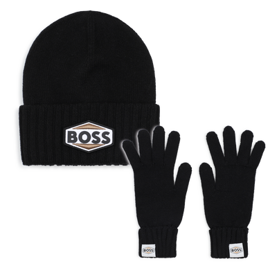 Set cappello e guanti BOSS RAGAZZO