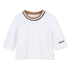 Completo salopette e t-shirt BOSS 
                    RAGAZZO