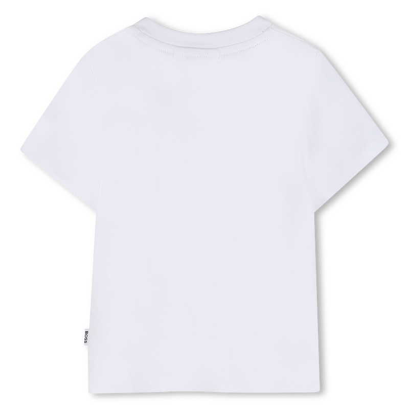 T-SHIRT A MANICHE CORTE BOSS 
                        RAGAZZO