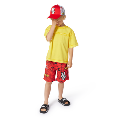 T-shirt in cotone con ricamo MARC JACOBS UNISEX