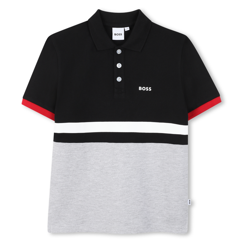 Polo in cotone BOSS 
                        RAGAZZO