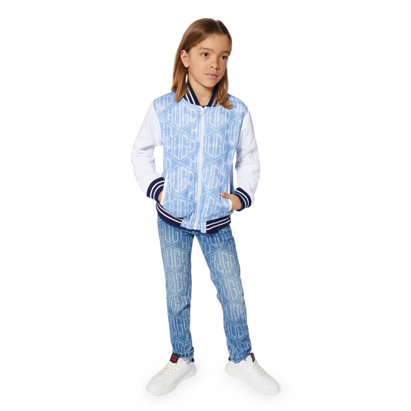 Sneakers stringate in pelle HUGO 
                    RAGAZZO