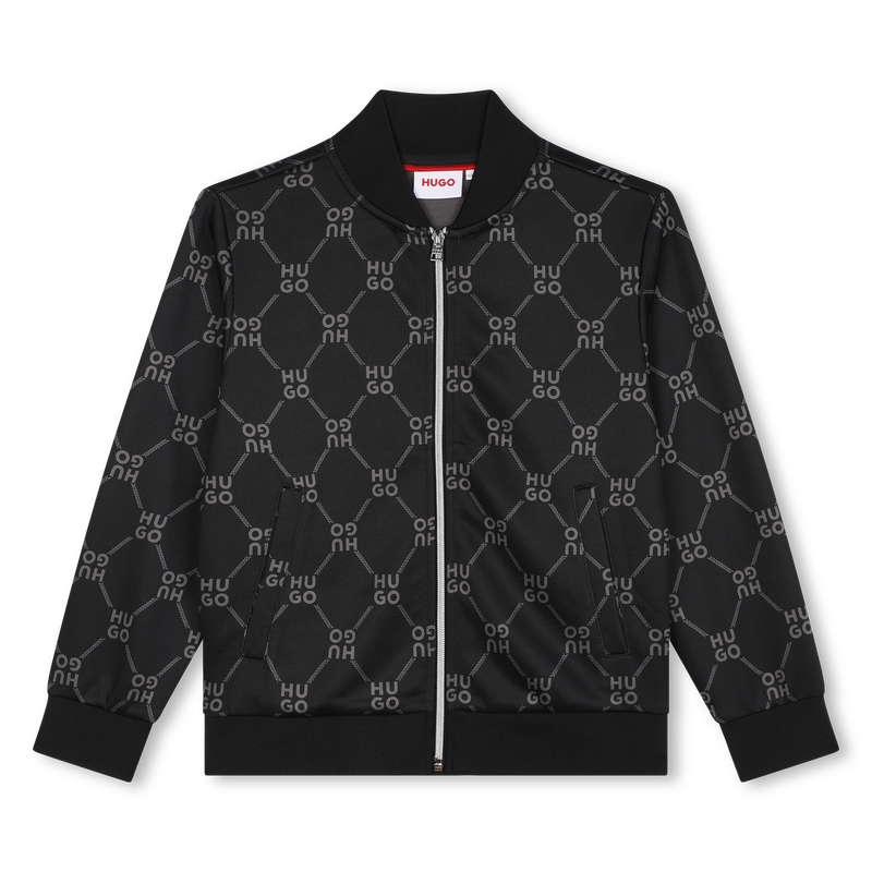 Cardigan da jogging felpato HUGO 
                        RAGAZZO