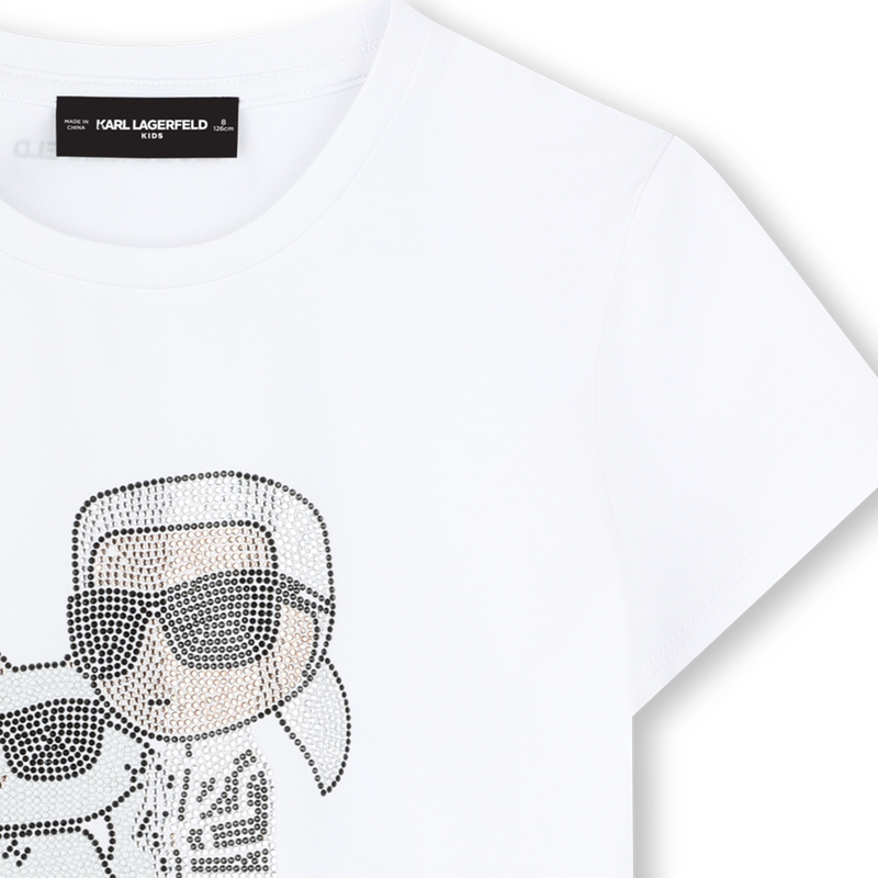 TEE SHIRT KARL LAGERFELD KIDS 
                        BAMBINA