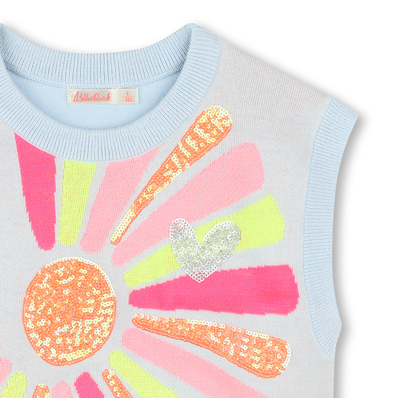 Canotta lavorata a maglia BILLIEBLUSH 
                        BAMBINA