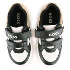 Sneakers con strisce a strappo BOSS 
                    RAGAZZO