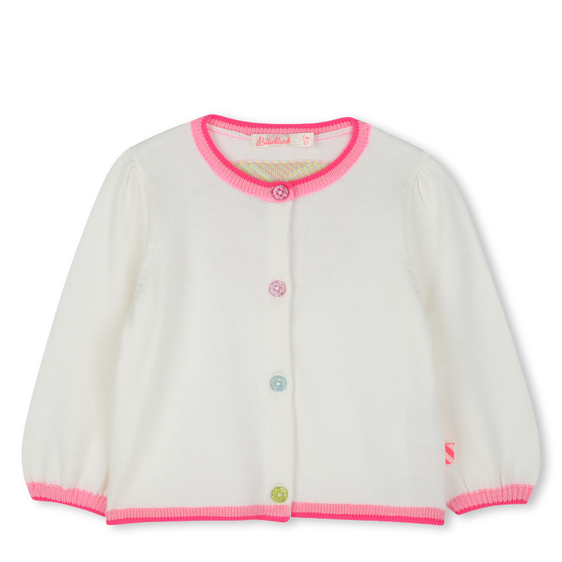 Cardigan con bottoni in cotone BILLIEBLUSH 
                        BAMBINA