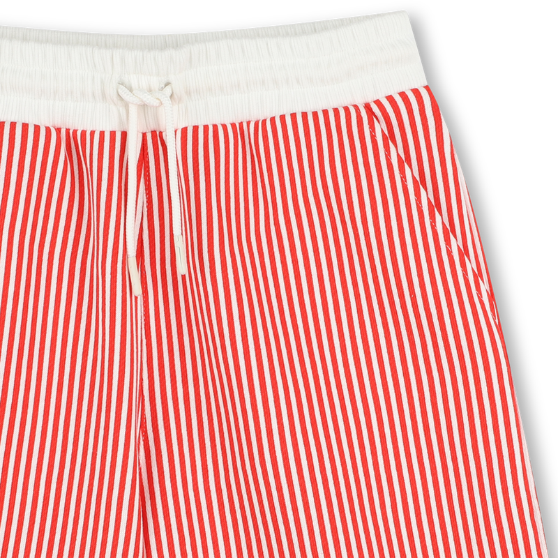 Bermuda in cotone a righe KENZO KIDS 
                        RAGAZZO