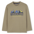 T-shirt in jersey a maniche lunghe TIMBERLAND 
                    RAGAZZO