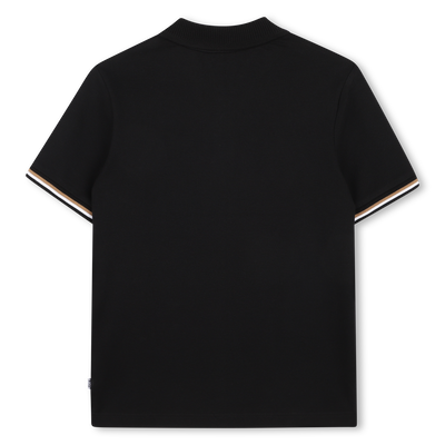 POLO A MANICHE CORTE BOSS RAGAZZO