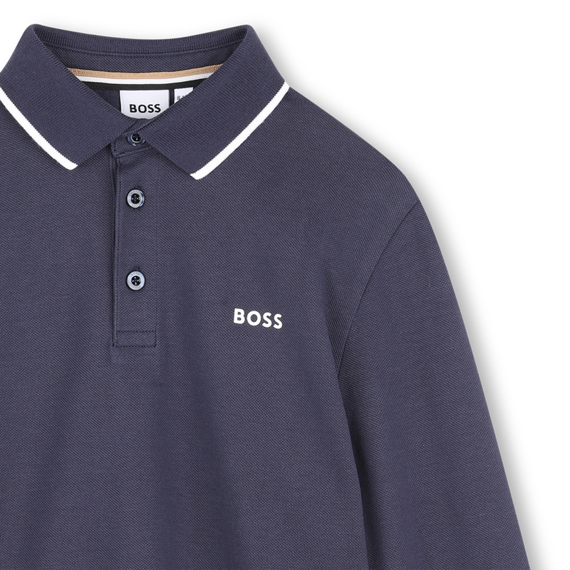 Polo a maniche lunghe BOSS 
                        RAGAZZO