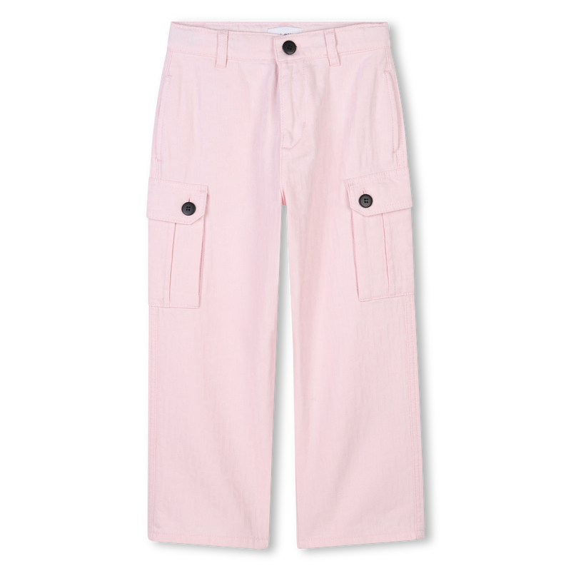Pantaloni con tasche in cotone MARC JACOBS 
                        BAMBINA