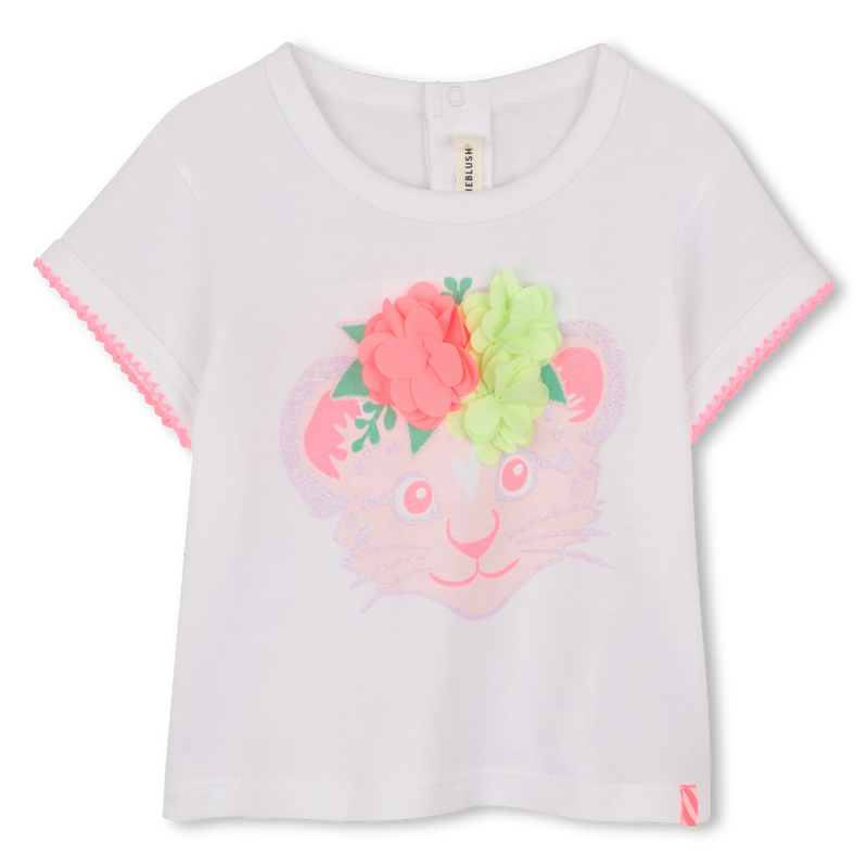 T-SHIRT A MANICHE CORTE BILLIEBLUSH 
                        BAMBINA