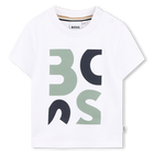 T-shirt a maniche corte, BIANCO, hi-res