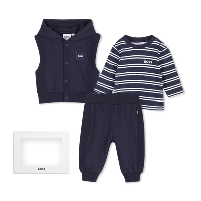 Set pantalone, cardigan e t-shirt BOSS RAGAZZO