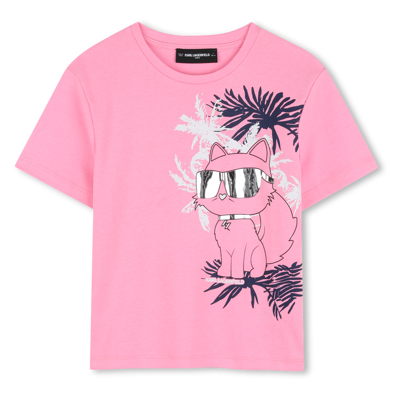 T-SHIRT MANICA CORTA KARL LAGERFELD KIDS 
                        BAMBINA