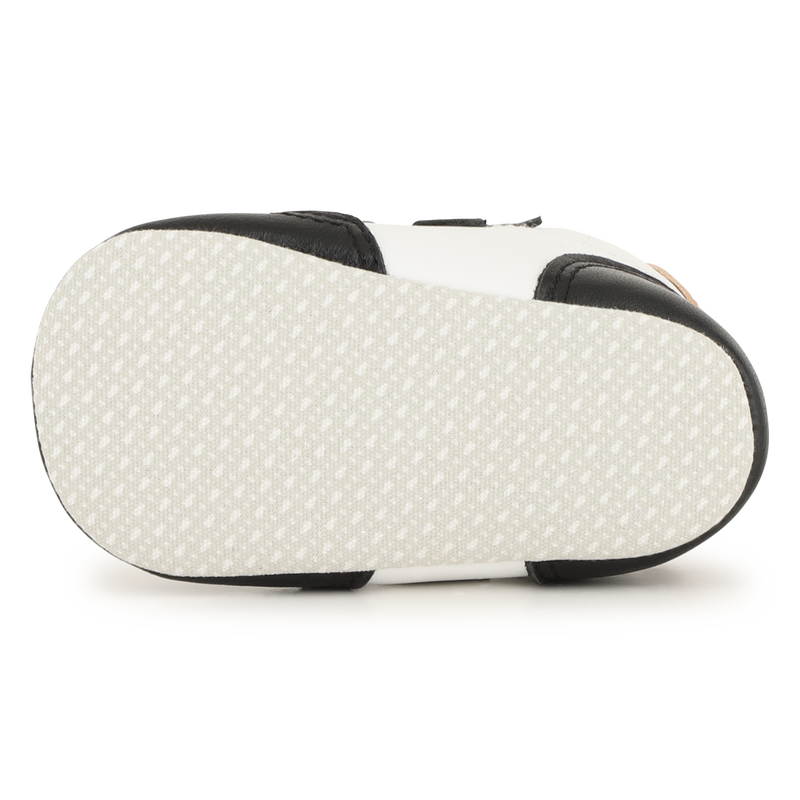 PANTOFOLE IN PELLE DI PECORA BOSS 
                        RAGAZZO