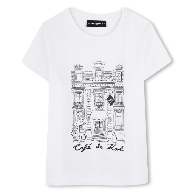 TEE SHIRT KARL LAGERFELD KIDS 
                        BAMBINA