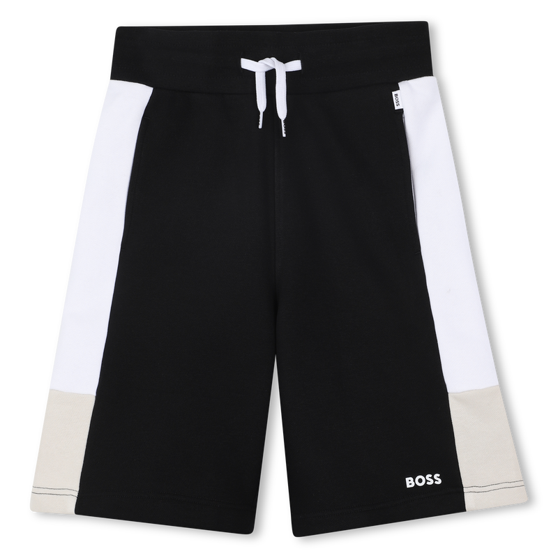 Bermuda da jogging tricolore BOSS 
                        RAGAZZO