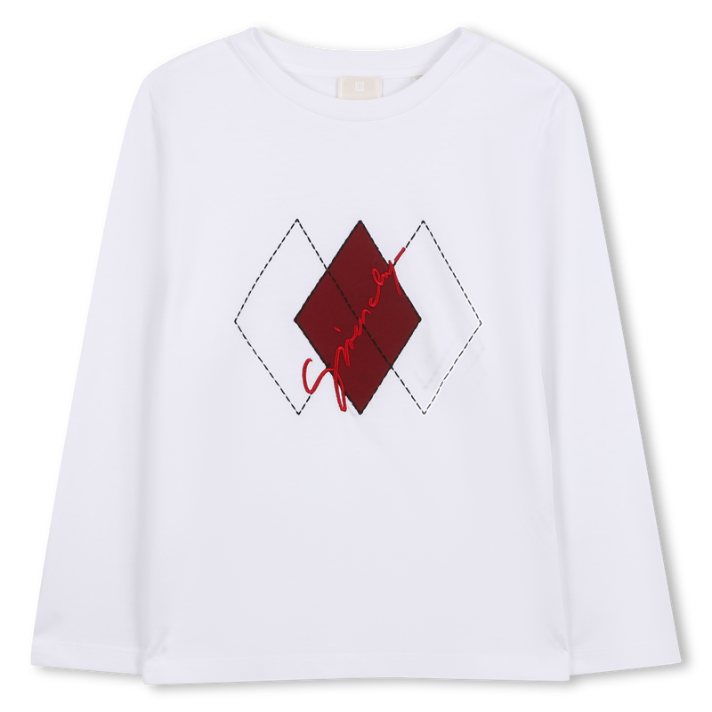 T-shirt a maniche lunghe GIVENCHY 
                        RAGAZZO