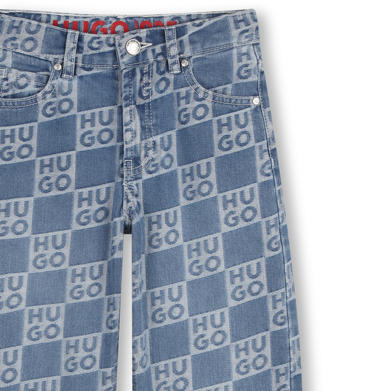 PANTALONI IN DENIM HUGO 
                        BAMBINA