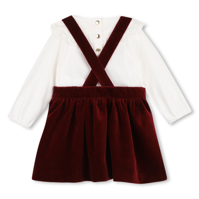 Set vestito e t-shirt CHLOE BAMBINA