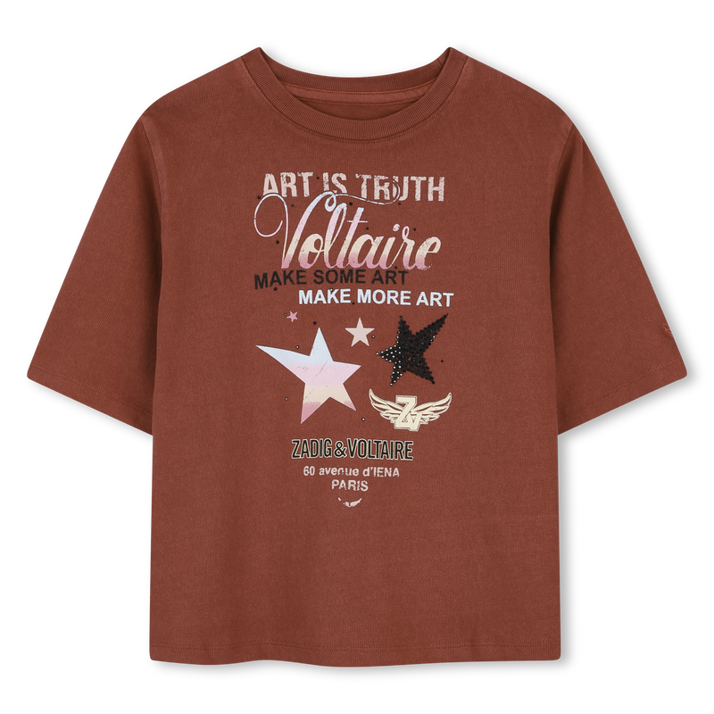 T-shirt a maniche corte ZADIG & VOLTAIRE 
                        BAMBINA