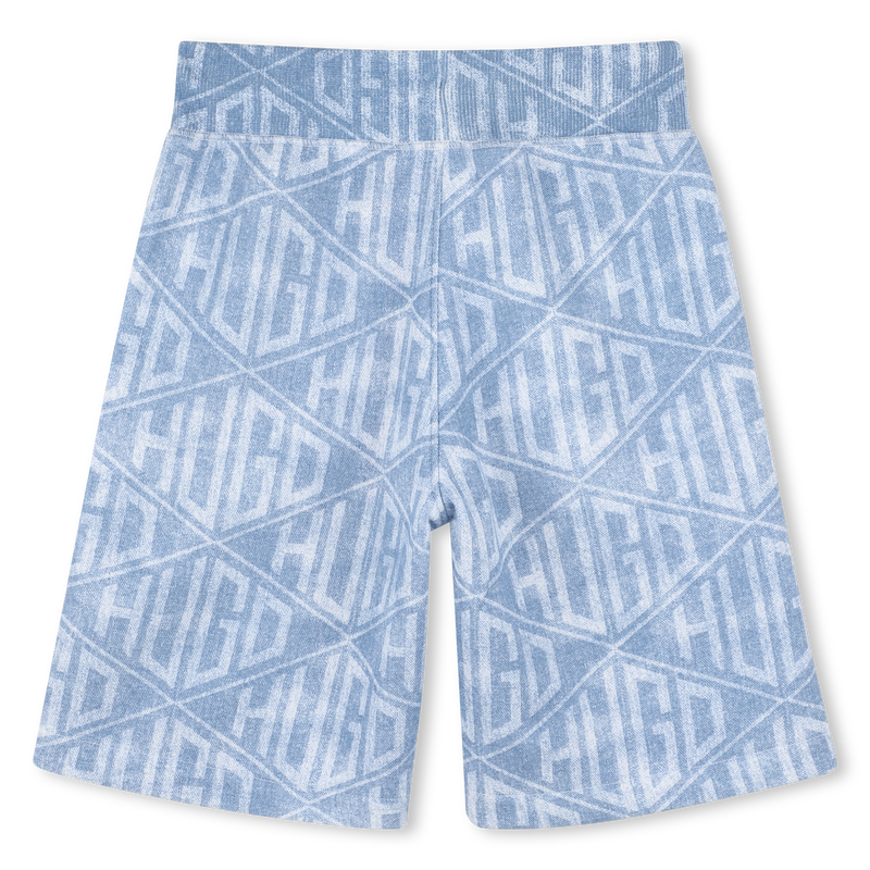 Bermuda jogging effetto denim HUGO 
                        BAMBINO