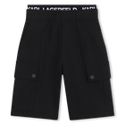 Bermuda elasticizzato in vita KARL LAGERFELD KIDS 
                    RAGAZZO