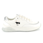 Sneakers con lacci e badge KARL LAGERFELD KIDS 
                    BAMBINA
