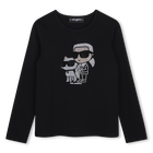 Maglietta a maniche lunghe KARL LAGERFELD KIDS 
                    BAMBINA