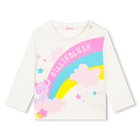 T-shirt cotone maniche lunghe BILLIEBLUSH 
                    BAMBINA