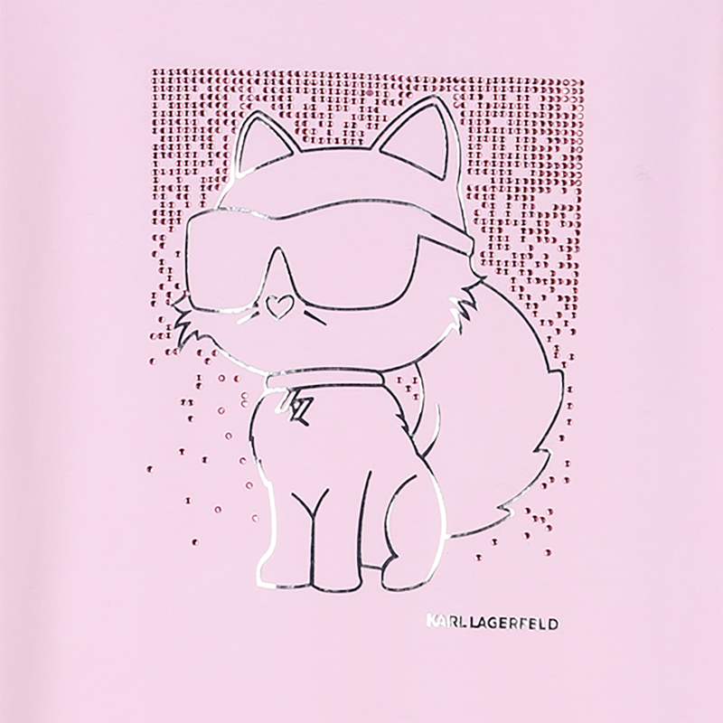 Vestito a maniche corte KARL LAGERFELD KIDS 
                        BAMBINA