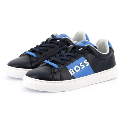 Sneakers stringate in pelle BOSS RAGAZZO
