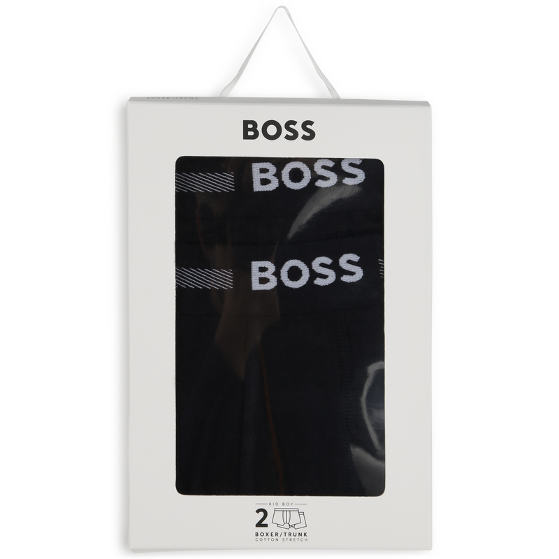 Set di 2 boxer in cotone BOSS 
                        RAGAZZO